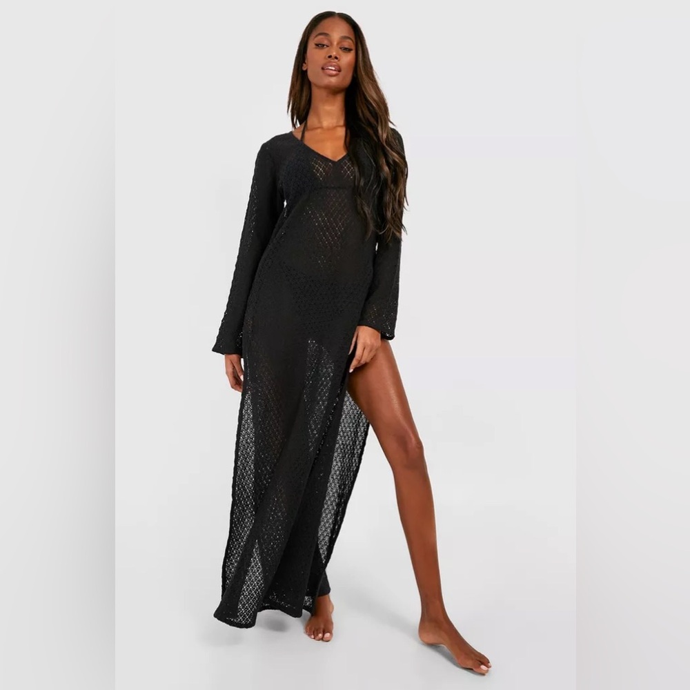 Boohoo beach cover up dress NWT size small